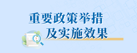 重要政策举措及实施效果